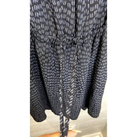 Hilary Radley Women Tunic Dress V-Neck Printed Long sleeves Short Dress‎ - Picture 9 of 10